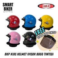 BKP Kids Helmet with Visor Safe Sirim Helmet Budak Selamat Percuma Visor