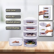 5 Tier Insulated Food Storage Tudung Saji Viral/ Bekas Simpan Makanan 5 Tingkat