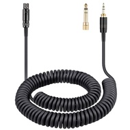 FAAEAL K702 Coiled Audio Cable Compatible with AKG Q701 K712 K240 K240S K240 MKII K181 K271S Sennhei
