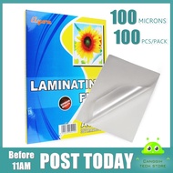 100 Microns A3 A4 A5 A6 2R Laminate Laminating Sheet Lamination Laminator Film