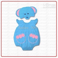 Disney Elephant and Giraffe Jumper plus Hat