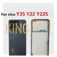Back cover housing Middle frame for vivo Y35 Y22 Y22S V2026 V2027