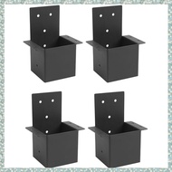 (SZHA) 4 Pcs Pergola Brackets 4x4in ( Actual 3.6 "X 3.6") Rafter Post Brackets Pergola Kit Gazebo Br