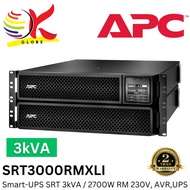 APC SRT3000RMXLI Smart-UPS SRT 3kVA / 2700W RM 230V, UPS, Uninterruptible Power Supply, Rackmount UP