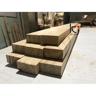 [KID123] Pine wood bar 120x4x2 cm long, smooth on 4 sides