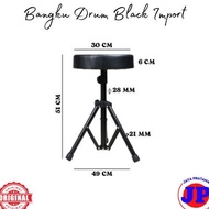 AVAILABLE BLACK IMPORTED BLACK THRONE DRUM CHAIR DRUM Stool
