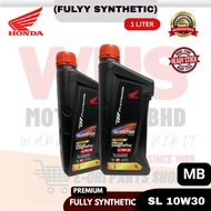 HONDA 4T OIL FULLY SYNTHETIC SCOOTER MB 1 LITER 10W-30