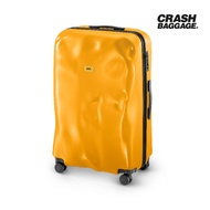 CRASH BAGGAGE กระเป๋าเดินทาง รุ่น ICON สีเหลือง ขนาด 31.1"