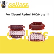 10-50PCS For Xiaomi Redmi 10C / Note 11 11S 11E USB Charging Port Dock Plug Connector Socket Parts
