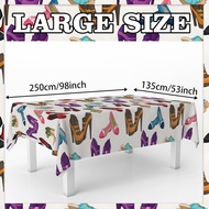 High Heels Tablecloths Hot Sex Girls Table Covers Decorations for Girls Women Makeup Theme Party Que