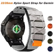 22mm 26mm Quick Kit Bracelet for Garmin Fenix 7X 6X Pro 5X 5X Plus 7 6/6Pro 3 Watch Strap Nylon Watch Strap for Garmin Watch 945 Watch Strap Accessories