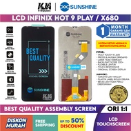 HP ️ Original LCD ️ Infinix Hot 9 Play / X680, X680B, X680C LCD Touchscreen Originalhp