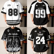 【Free Customized Name & Number】2025 Ootd Hip-Hop Vintage Jersey Summer Lelaki Viral Street Jersey Vi