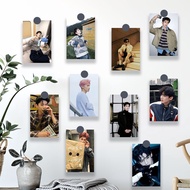 20 Sheets Handsome Bai Jingting Wall Stickers Star Photo Peripherals Support Atmosphere Card Decorat