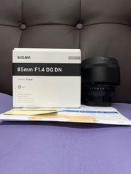 完美無瑕 全套有盒 超長保用 2028-3 Sigma 85 85mm F1.4 DG DN FE Sony Mount 最新款