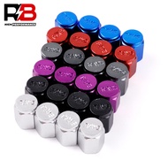 4pcs Rays air valve cap Aluminium Tyre Valve Cap Air Penutup Cover Rays Tyre Valve Cap
