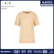 Armani Exchange เสื้อยืดผู้หญิง รุ่น XW000513-AF10835-F1018 - สีเบจ