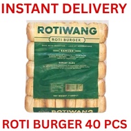 INSTANT DELIVERY - ROTI BURGER BIJAN by ROTIWANG 40 PCS / BURGER BREAD ROTI WANG