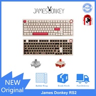 James Donkey RS2 Rose Customized keyboard Wireless three mode hot plug mechanical keyboard