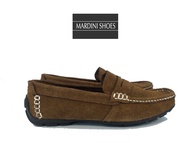 MARDINI SHOES MARIKINA - MEN'S DRIVING SHOES - JUAN LIGHT BROWN SUEDE