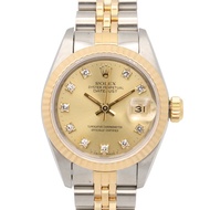 [二手]ROLEXDatejust 10 鑽腕錶，L 序號，69173G CH/QP，18K（黃金）不鏽鋼，女錶。