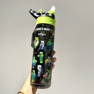 Australia Smiggle Water Cup Children Spray Student Straw Smiggle Hero Minecraft Water Bottle Sports 