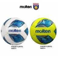 MOLTEN F5A2811(2810) (SIZE 5)  FOOTBALL HAND STITCHED SOCCER BALL / F4A2811(2810) (SIZE 4 ) BOLA SEP