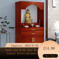 🌈Buddha Shrine Clothes Closet Altar Household Buddha Cabinet Altar Buddha Shrine God of Wealth Worship Table Worship Sta