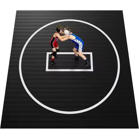 Wrestling Mat or Home, 10’ x 10’ / 5' x 10'/ 8' x 8' Wrestling Mat, Sae Wrestling & Play Mat or Kids