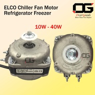 Motor Peti Ais Freezer ELCO10w-40w Multi Refrigerator Fan Motor CHILLER / FREEZER / FRIDGE kondenser