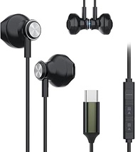 USB C Headphones for Samsung Galaxy A56 A55 A36 A26 A17 A16 A06 A54 A35 A34 S25 S24 S23 S22 S21 Ultr