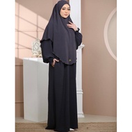 Khimar Set jubah bersama dengan purdah