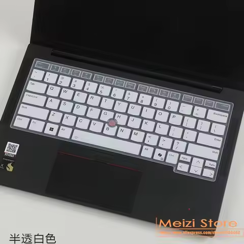 Silicone Laptop Keyboard Cover Skin for Lenovo Thinkpad T14 Gen 5 G5 / Thinkpad T14s Gen 6 14 / Thin