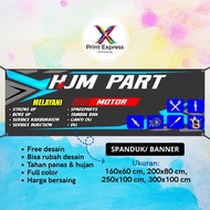 BANNER Hjm Black Part Can Request Design