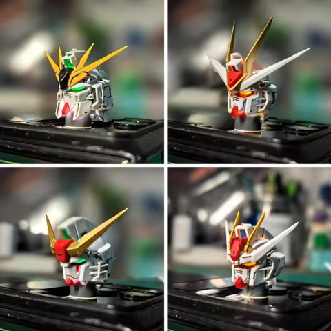 Zero Plan Strike Freedom Ver.Ka Rx-93 ν Destiny Strike Head Sculpture Model Figurines Keycap Accesso