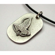 LOTR Lord Of The Rings Fellowship of the Ring Pewter Crest Pendant Necklace (Licensed) Movie Memorab