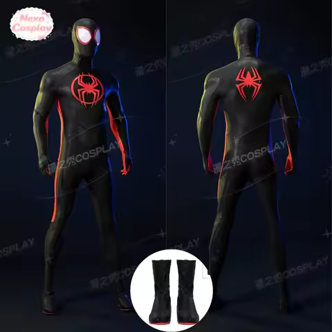 MR Miles Morales Cosplay Costume Anime Party Uniform Hallowen Play Role Clothes Clothing NexoCosplay