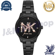Michael Kors Ladies Runway Quartz Black-Tone Stainless Steel Watch by J&M SY Shop