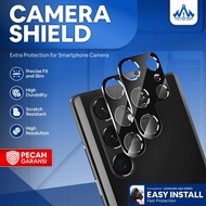 Migoz Tempered Glass Black Camera for Samsung A & S Series – 9H Lens Protector Maximum Hardness