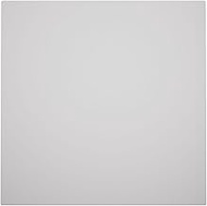 3 3/4"W x 3 3/4"H x 7/8"P Americraft Solid Paint Grade Wood Standard Smooth Rosette with Squared Edg