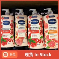 Vaseline Body Lotion Fruit Body Lotion Cranberry Grapefruit Peach Lotion