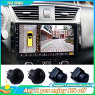 In stock-360° Car Camera Panoramic Surround View 1080P AHD Right+Left+Front+Rear View Camera System for Android Auto Radio