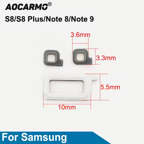 Aocarmo For Samsung Galaxy S8 Plus S8+ Note8 Note 8 9 10 10+ Bottom Loudspeaker Dust Net Mic MicPhon