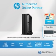HP PRO SFF 400 G9 Desktop PC / Intel Core i5-14500 / Intel UHD Graphics 770 / 8GB RAM 512 SSD / WIN 