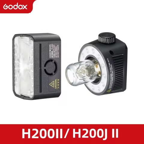 Godox H200II/H200J II Bare Bulb Flash Head with FT200 tube for AD200Pro II