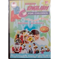 ABC English For Children Let's Learn About Alphabet Vocabulary Vol.1 DVD English Version