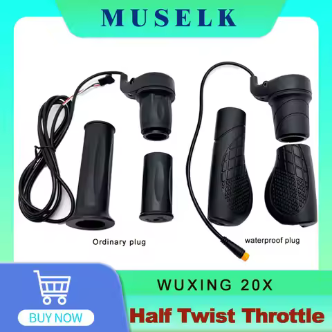 WUXING 20X Half Twist 3-pin Throttle Half Twist Left and Right Rotation Handle Electric Bicycle Wate