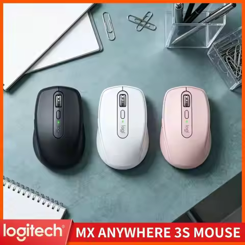 Premium MX Anywhere 3S - 8000 DPI, USB-C Fast Charge, Anti-Slip, Ideal for Fashion Shop & Order Arra