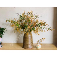 Bell Shape Bat Trang Flower Vase H29cmM9cm Decor Interior Decoration Flower Arrangement Housewarming