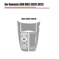 yolandd สำหรับgenesis G80 Rg3 2020 2022 รถtpuภายในโปร่งใสป้องกันนำทางฟิล์มรถอุปกรณ์ K6R8Zตัวตัดโซ่ ต